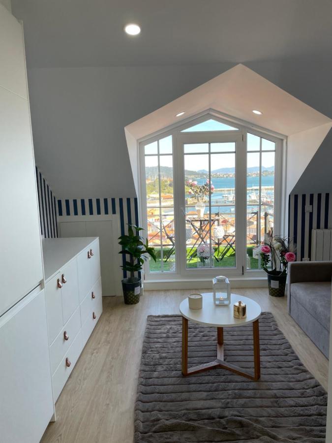 Estudio Impresionantes Vistas Con Terraza Y Piscina Baiona Exterior foto