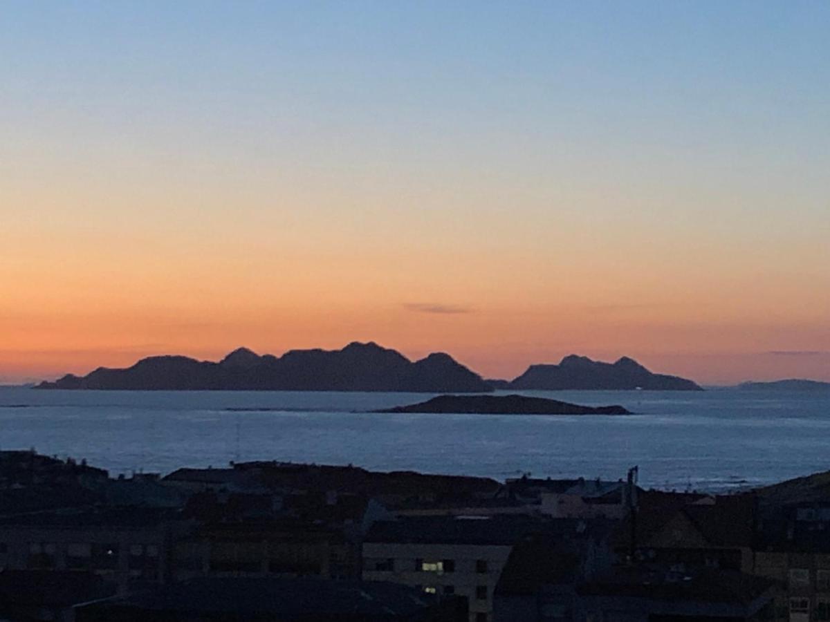 Estudio Impresionantes Vistas Con Terraza Y Piscina Baiona Exterior foto